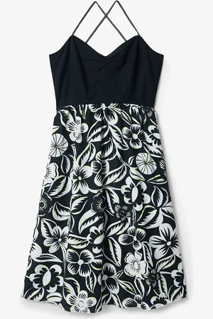 Desigual Vestido largo corsé - - L
