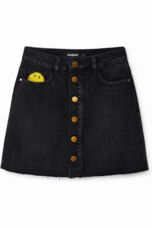 Desigual Minifalda botones Smiley - - L