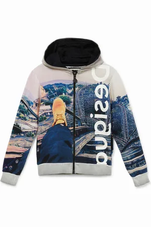 Desigual Sudadera capucha print fotográfico - - 11/12