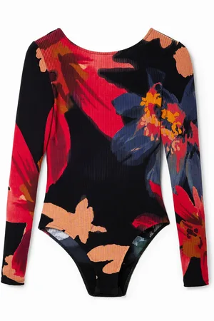 Desigual Body slim floral - - XL