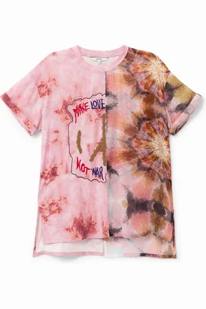 Desigual Blusa LOVE efecto desteñido - - L