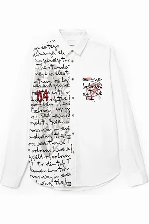 Desigual Camisa lettering 100% algodón - - L