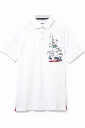 Desigual Polo bordados 100% algodón - - L