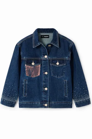 Desigual Chaqueta vaquera trucker corazón - - 11/12