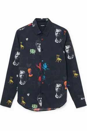 Desigual Camisa algodón estampado arty - - M