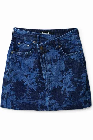 Desigual Minifalda vaquera tropical - - L
