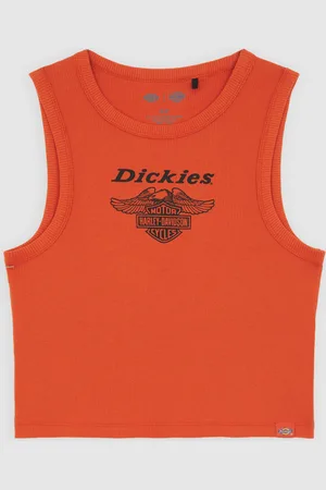 Dickies Camiseta De Tirantes Acanalada X Harley-Davidson Mujer