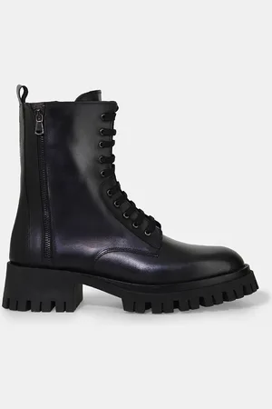 Dixie Botas con suela gruesa y cremallera lateral