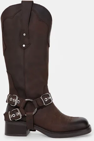 Dixie Botas altas con hebillas decorativas