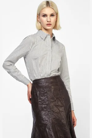 Dixie Camisa a rayas con puños anchos