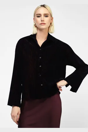 Dixie Camisa con mangas largas y cuello