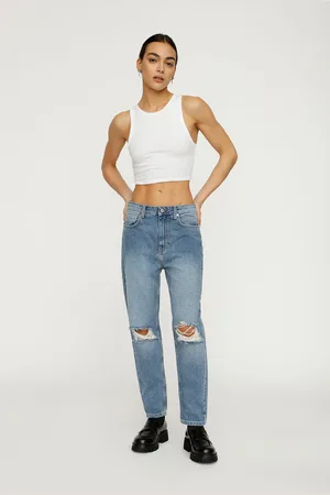 Dixie Jeans rasgados de estilo único