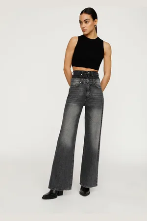Dixie Jeans de pierna ancha a dos niveles