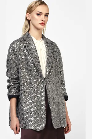 Dixie Blazer oversize con microlentejuelas