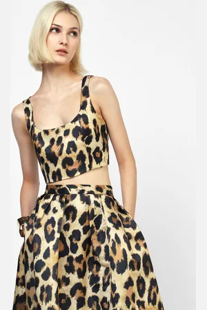 Dixie Top corto con estampado atrevido