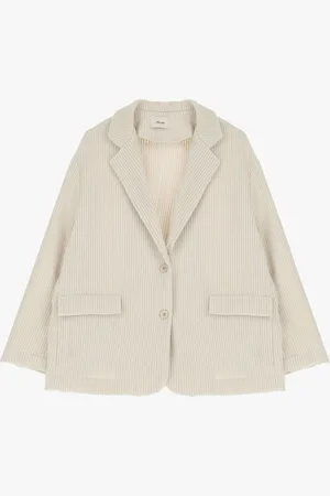 Dixie Blazer de pana con cierre de botones