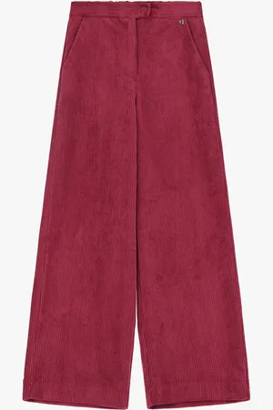 Dixie Pantalón ancho de pana con cintura alta