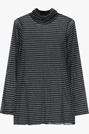 Dixie Camiseta de rayas con manga larga y cuello alto
