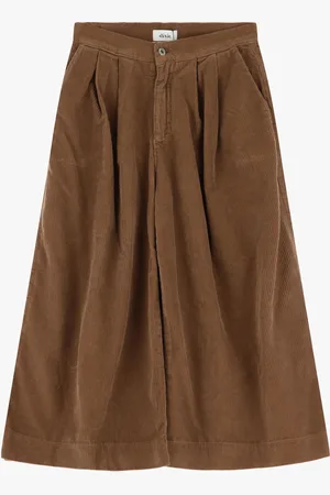 Dixie Pantalones anchos cropped de tiro alto