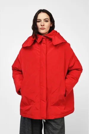 Dixie Parka acolchada oversize con cremallera y capucha