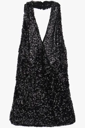 Dixie Top halter sin mangas con lentejuelas