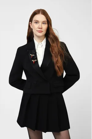 Dixie Blazer corto con joyas