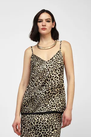 Dixie Top de tirantes finos con estampado salvaje