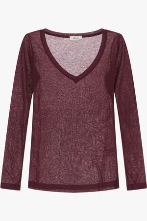 Dixie Camiseta con profundo escote en v