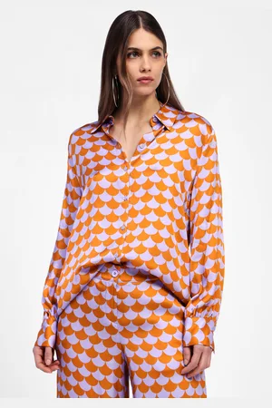 Dixie Camisa con estampado geométrico