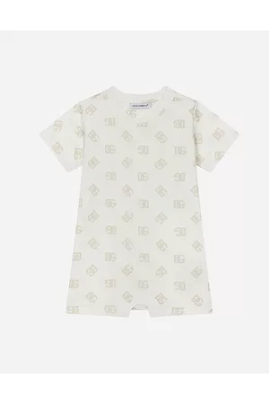 Dolce & Gabbana Niños Conjuntos de ropa - Pelele De Punto Con Estampado Del Logotipo Dg - Hombre Set Regalo Y Body 0/3 Months