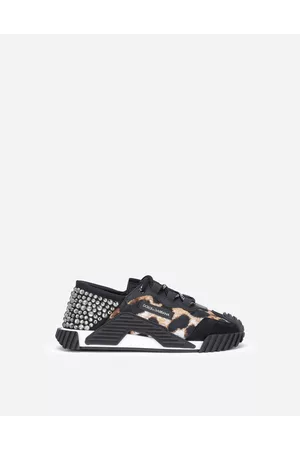 Dolce & Gabbana Niñas Zapatillas - Zapatilla Ns1 Jacquard Leopardo Con Termostrass - Mujer Zapatos (24-38) 29