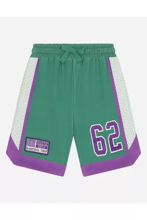 Dolce & Gabbana Hombre De punto - Bermudas De Chándal De Punto Con Estampado Dg Sport - Hombre Pantalones Y Shorts 2 Years