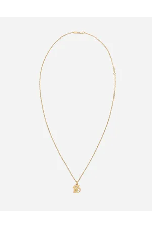 Dolce & Gabbana Good Luck Number 13 Pendant On Yellow Gold Chain - Hombre Collares Dorado Onesize