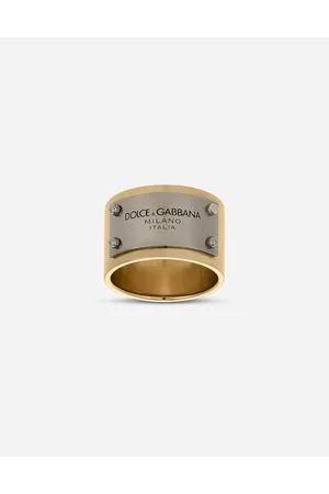 Dolce & Gabbana Anillo Con Placa - Hombre Bisutería Metal 58