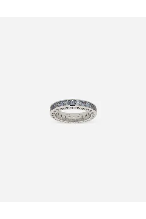 Dolce & Gabbana Anillo Anna En Oro De 18 Kt Con Zafiros Azules - Mujer Anillos Dorado 48
