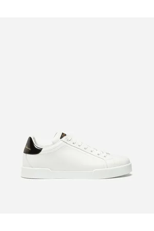 Dolce & Gabbana Zapatillas Portofino De Piel - Hombre - Hombre Zapatillas Negro 42.5