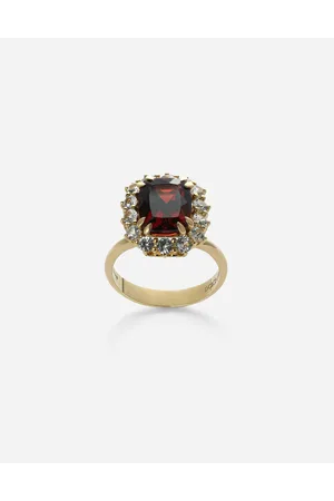 Dolce & Gabbana Anillo Heritage De Amarillo Con Engaste De Cesta - Mujer Anillos Dorado 52