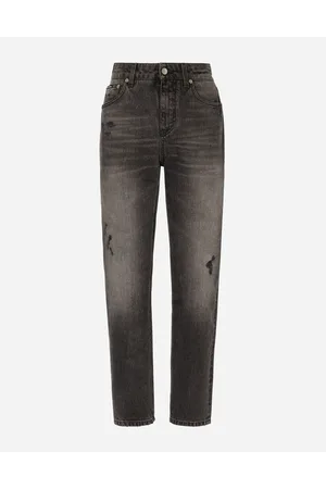 Dolce & Gabbana Vaqueros Boyfriend De Denim Azul Oscuro - Mujer Denim Algod�n 48