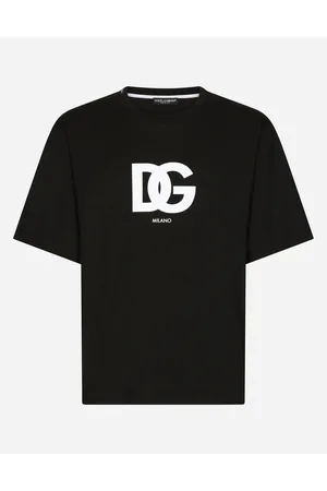 Dolce & Gabbana Camiseta De Algodón Con Estampado Logotipo Dg - Hombre Camisetas Y Polos Algod�n 46