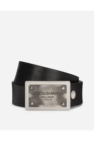 Dolce & Gabbana Cinturón De Cuero - Hombre Cinturones Piel 85
