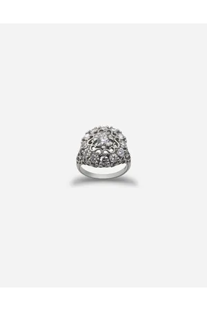 Dolce & Gabbana Sicily Ring In White Gold With Diamonds - Mujer Anillos 54