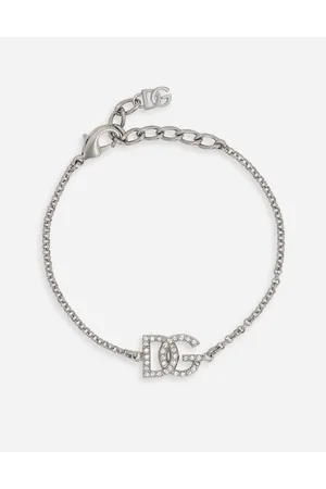 Dolce & Gabbana Pulsera De Cadena Con Logotipo Dg - Hombre Bisutería Metal Onesize
