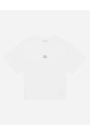 Dolce & Gabbana Camiseta De Punto Con Logotipo Dg - Mujer Camisetas Y Sudaderas Algod�n 3 Years