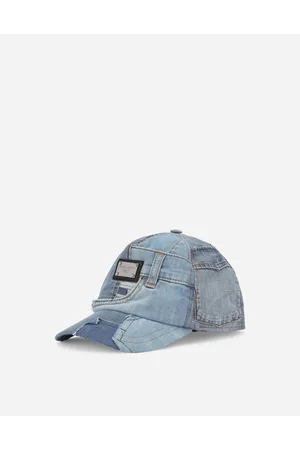Dolce & Gabbana Gorra De Béisbol De Denim Con Placa Con Logotipo - Hombre Accesorios S