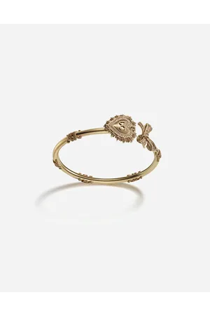 Dolce & Gabbana Devotion Bracelet In Yellow Gold With Diamonds - Mujer Pulseras Dorado S