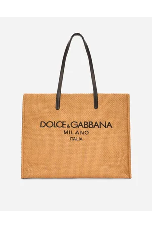 Dolce & Gabbana Bolso Shopper De Rafia Con Logotipo - Hombre Bolsos Shopper Onesize