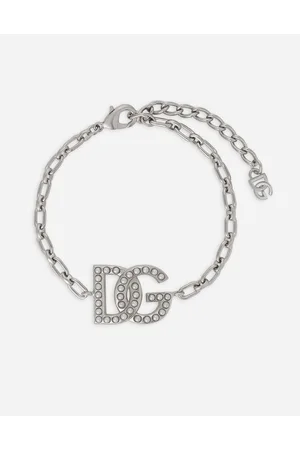 Dolce & Gabbana Pulsera De Cadena Con Logotipo Dg - Hombre Bisutería Metal Onesize