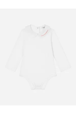 Dolce & Gabbana Bodi De Manga Larga Con Bordado En El Cuello - Mujer Set Regalo Y Body Punto 12/18 Months