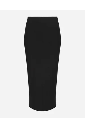 Dolce & Gabbana Falda Longuette De Punto Milano - Mujer Faldas Punto 36