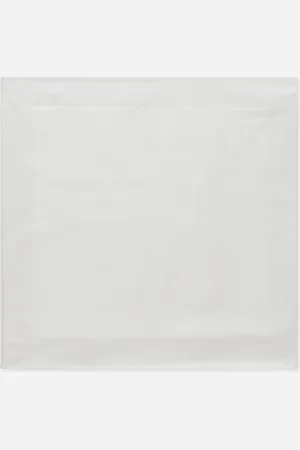 Dolce & Gabbana Pochette En Soie À Logo Dg Brodé - Hombre Corbatas Y Pañuelos Blanco Seda Onesize